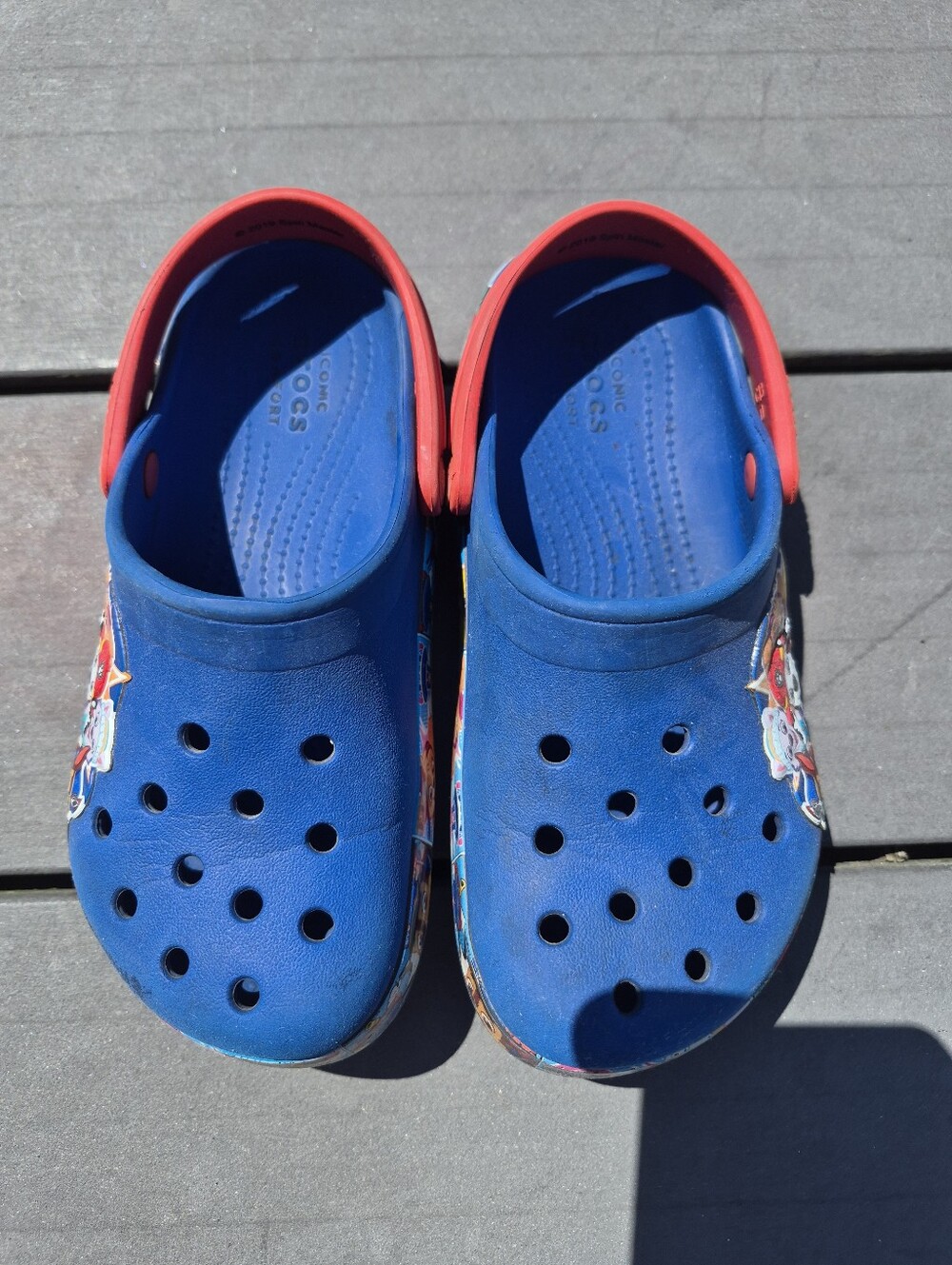 Paw Patrol Kids Crocs Size 13 - Picture 3 of 9